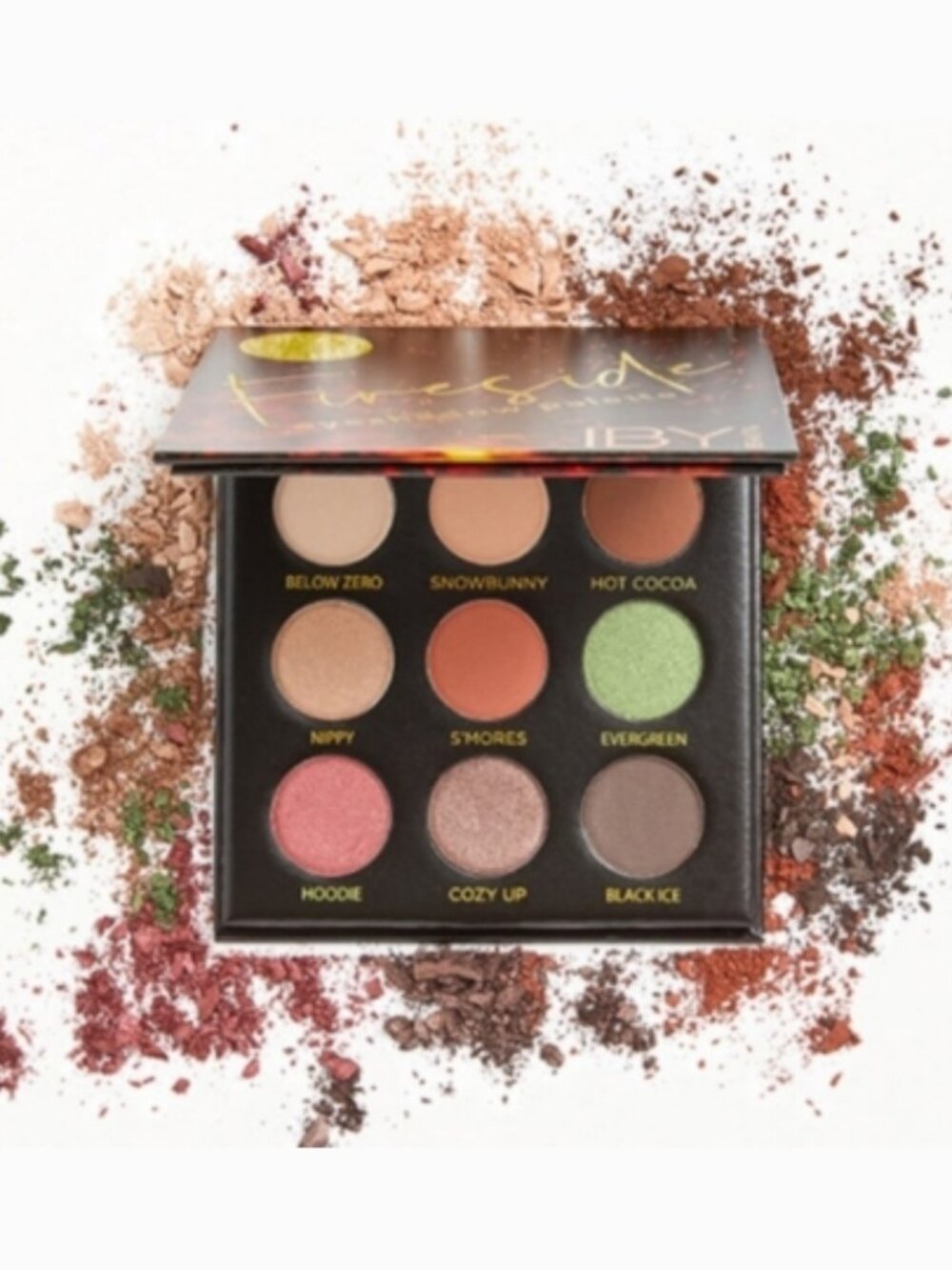 IBY BEAUTY Fireside Eyeshadow Palette - 9 shades - LIKE NEW